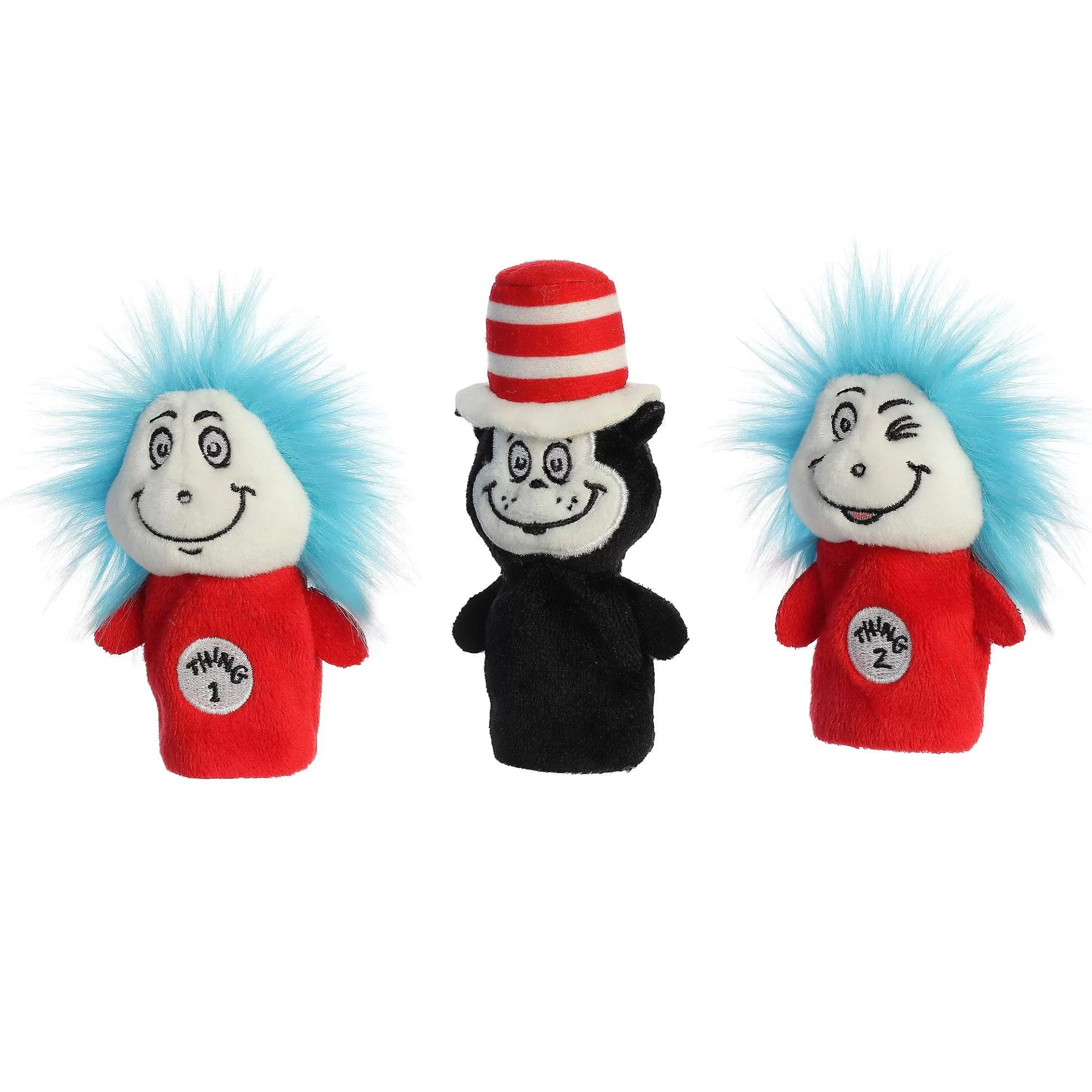 Licensed Aurora® - Dr. Seuss - 3" Dr. Seuss Finger Puppet Set