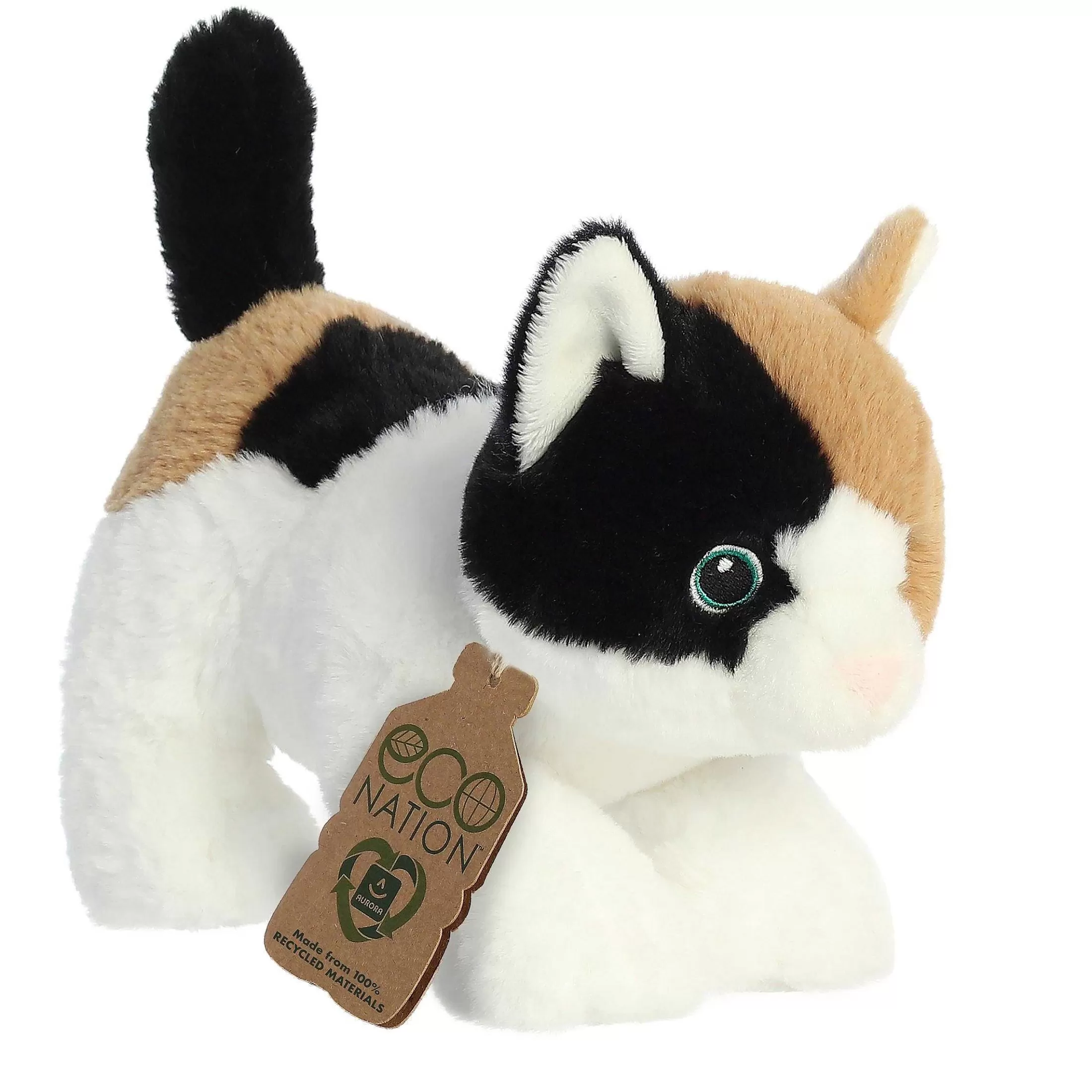 Aurora® - Eco Nation - 8.5" Calico Cat