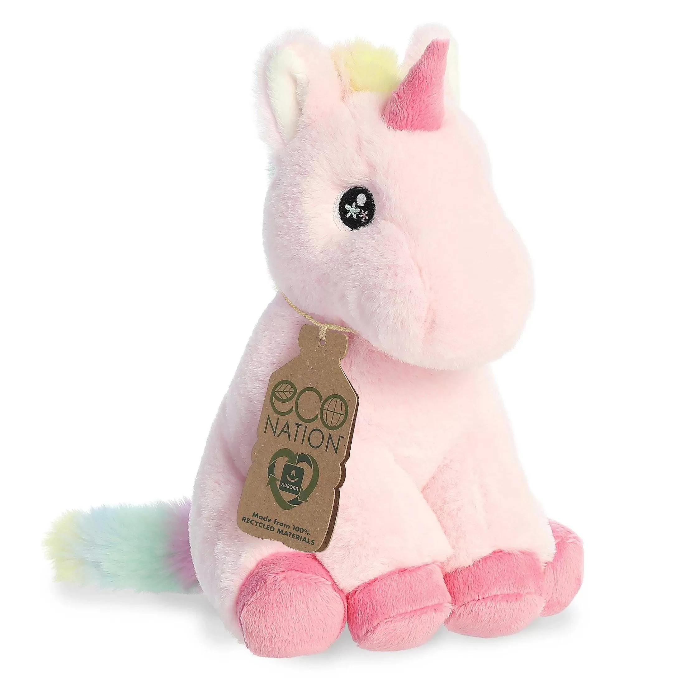 Aurora® - Eco Nation - 9" Pearl Unicorn