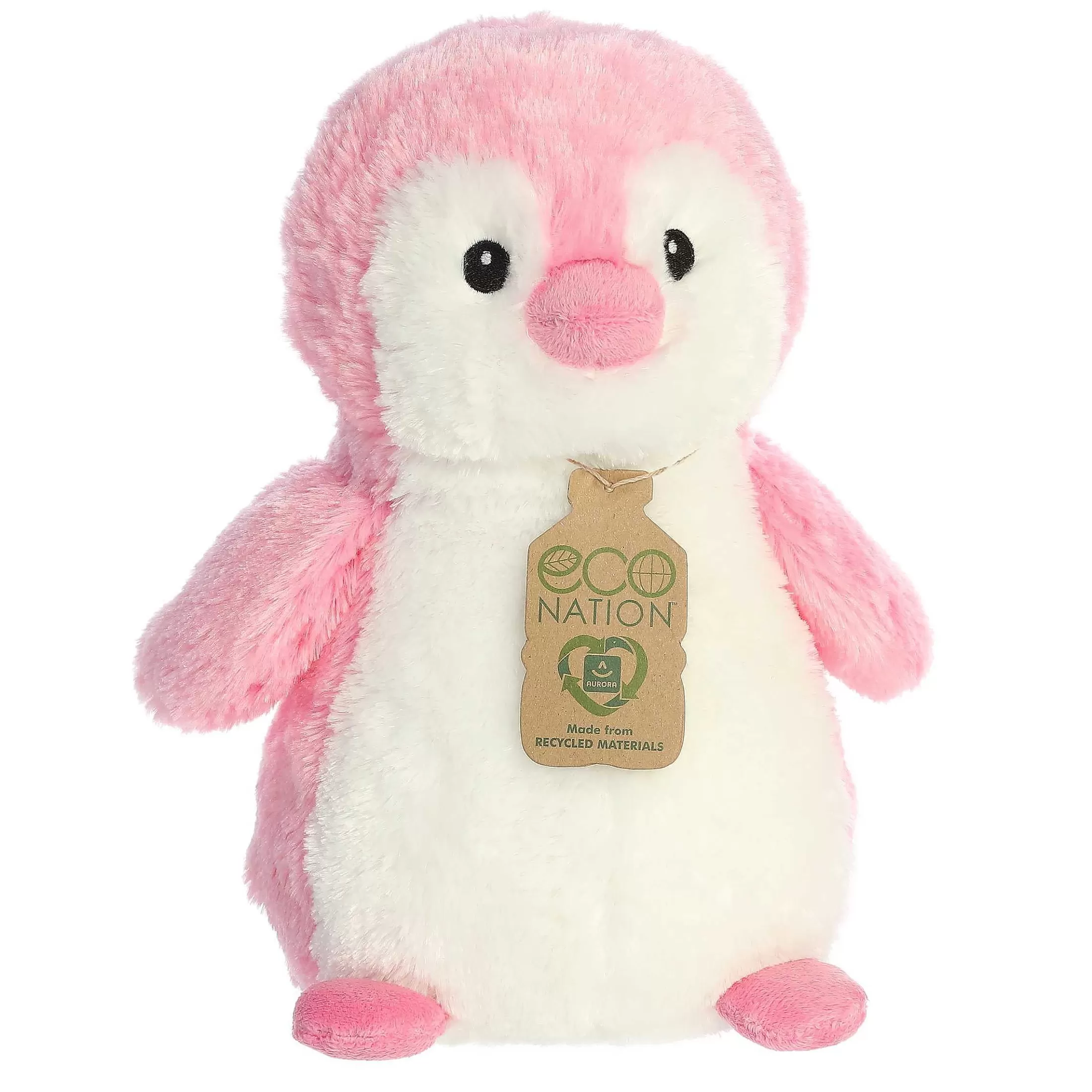 Aurora® - Eco Nation - Eco Hugs - 12" Penguin - Pink