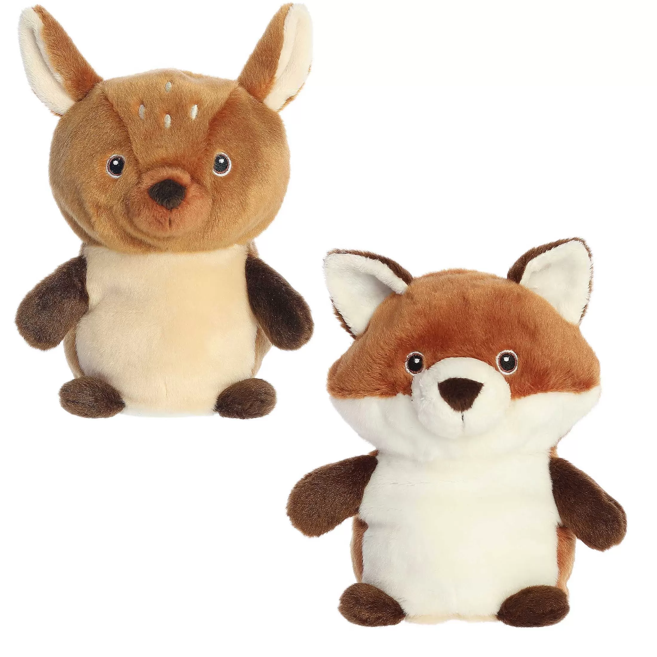 Aurora® - Eco Nation - Reversible Eco Pairs - 6.5" Fawn And Fox