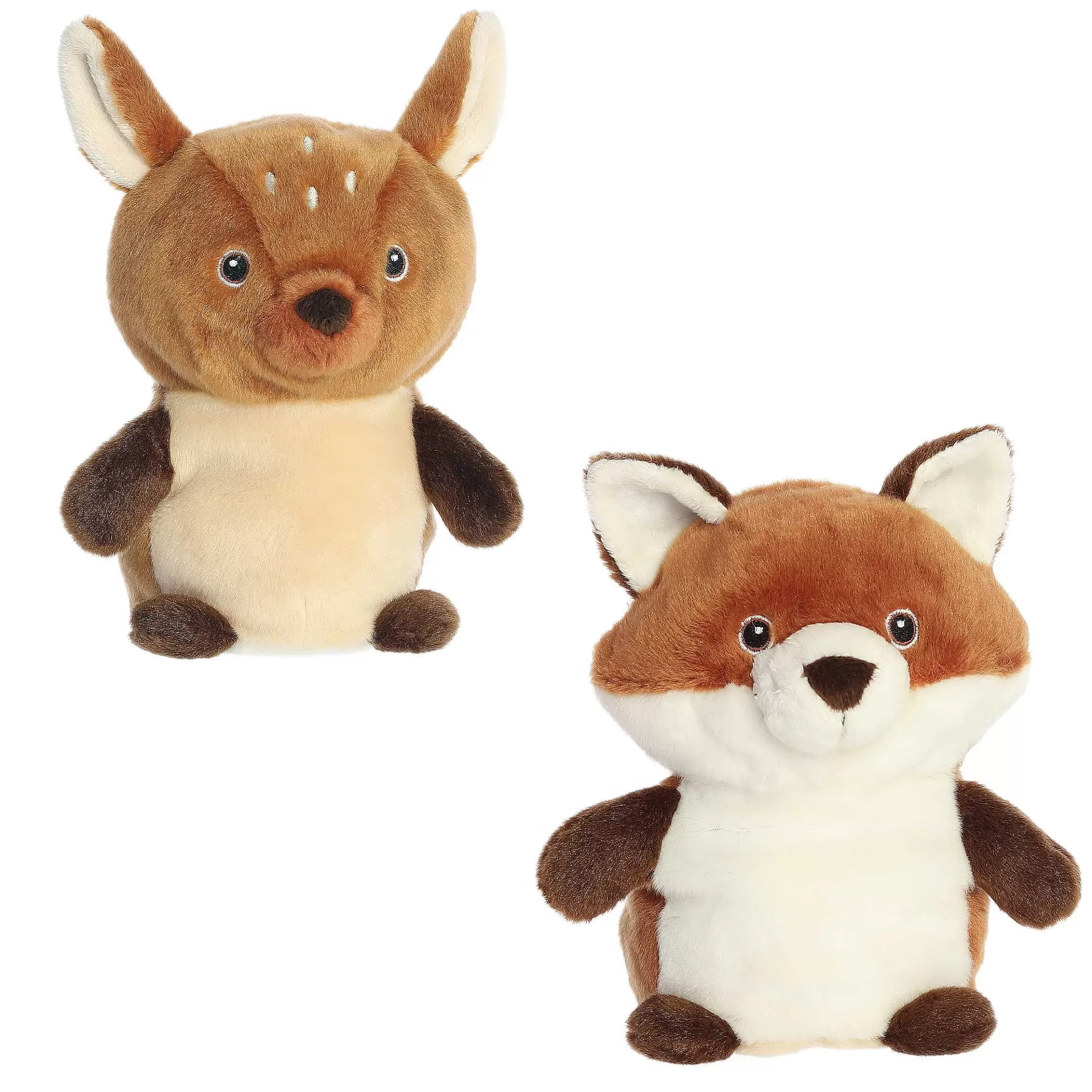 Aurora® - Eco Nation - Reversible Eco Pairs - 6.5" Fawn And Fox