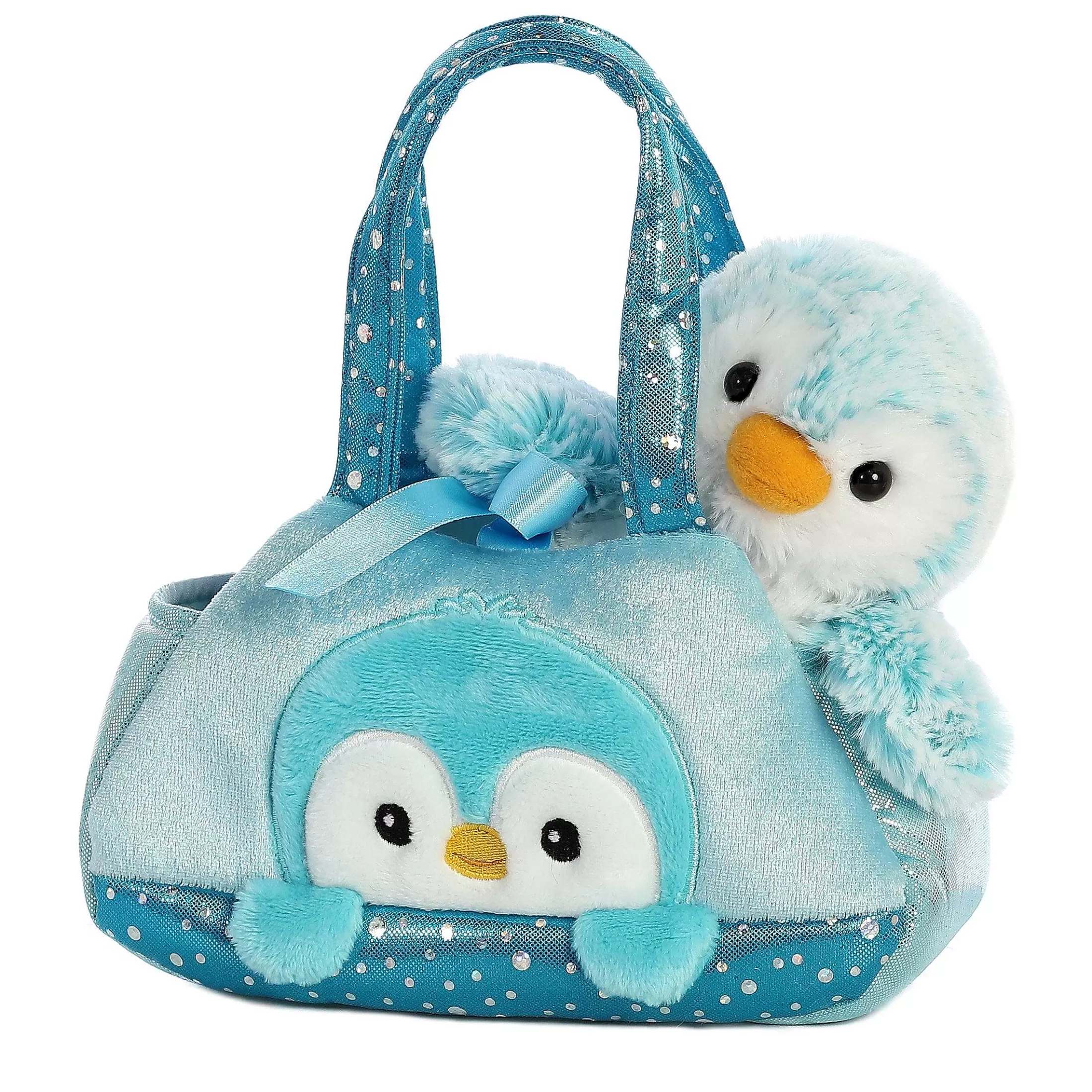 Aurora® - Fancy Pals - 7" Pompom Penguin - Blue