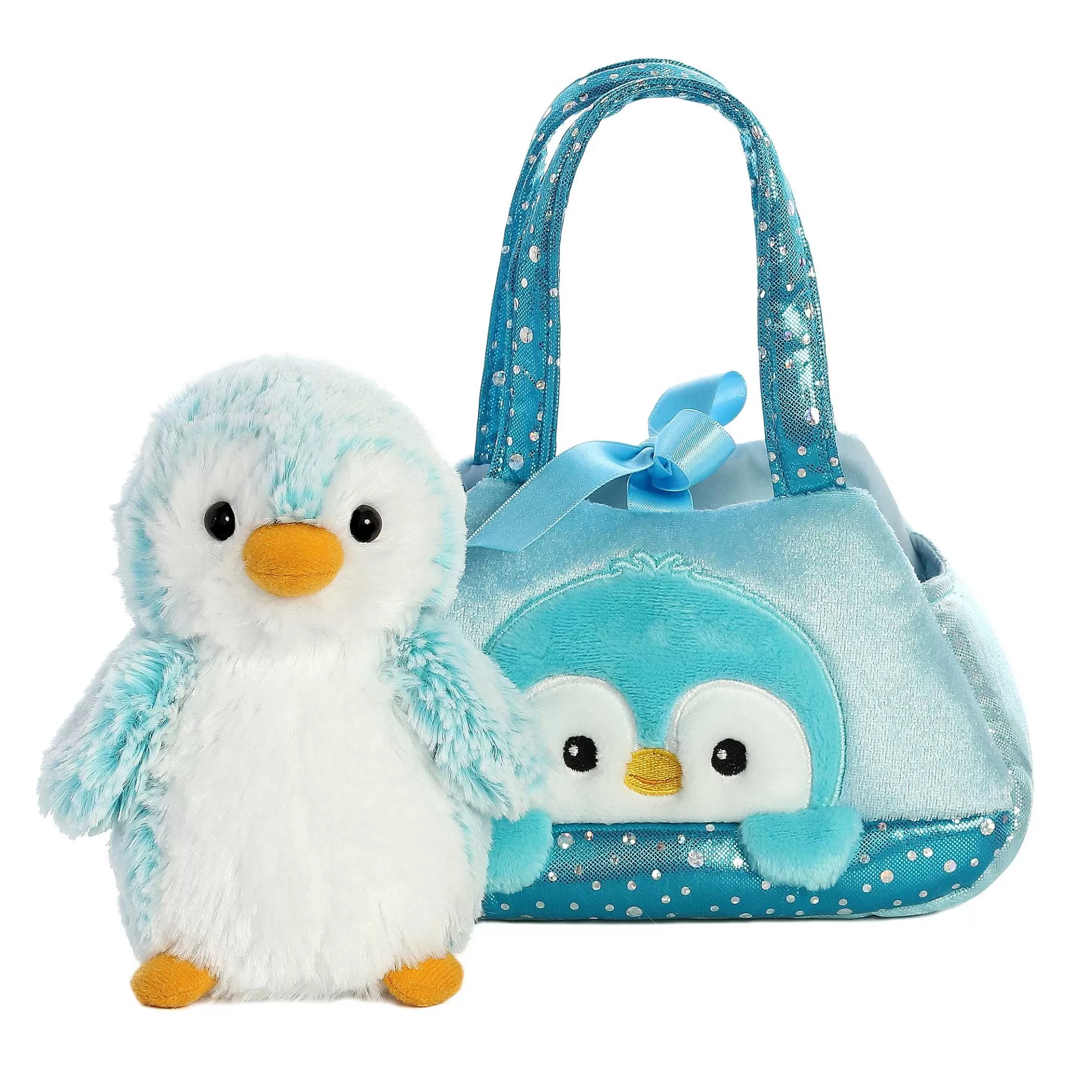 Aurora® - Fancy Pals - 7" Pompom Penguin - Blue