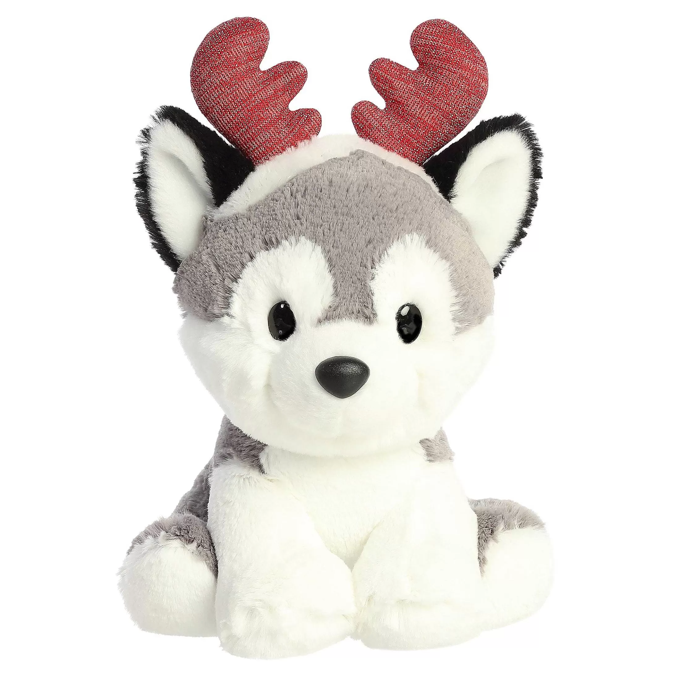 Aurora® - Holiday - Christmas Trio - 8.5" Antler Husky