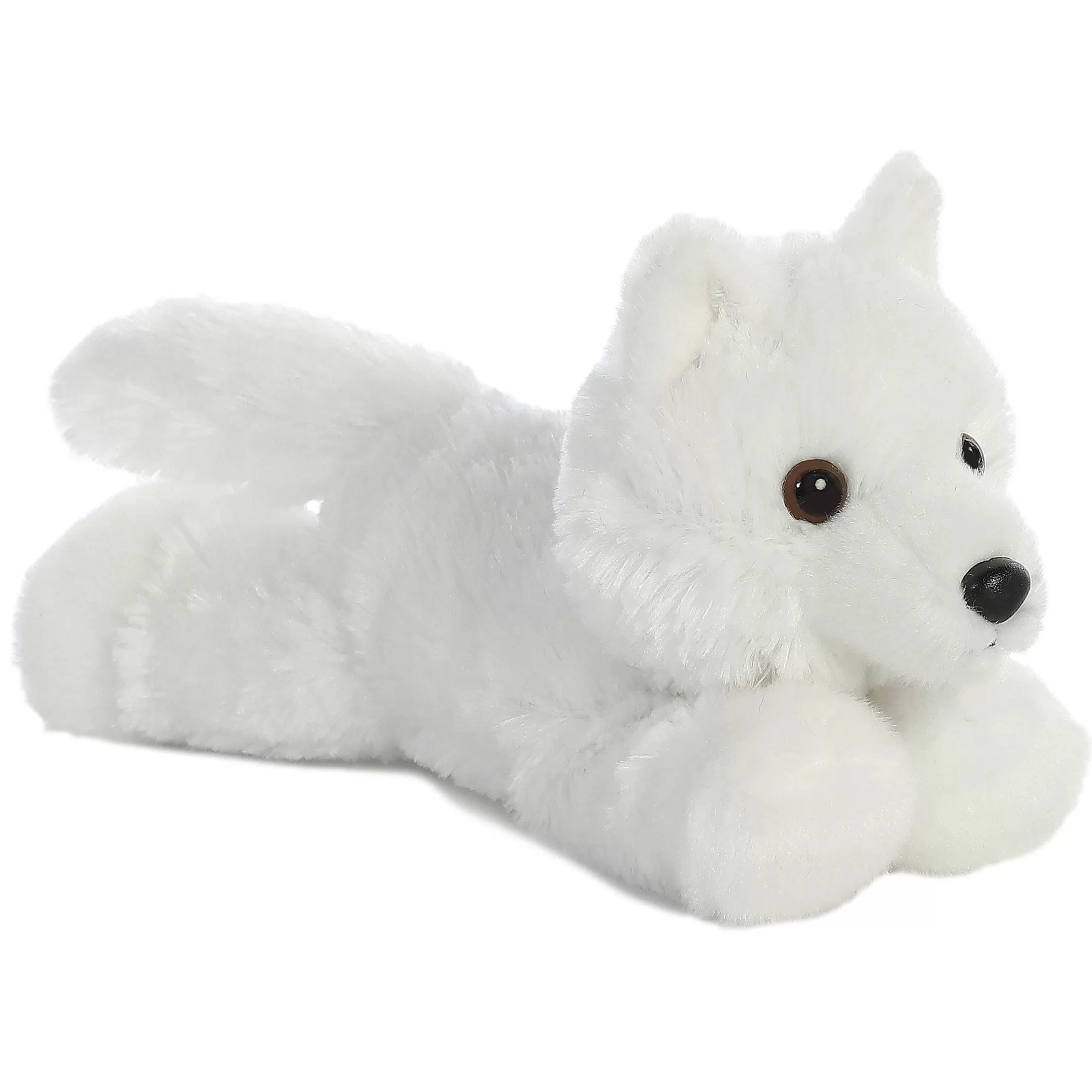 Aurora® - Mini Flopsie - 8" White Wolf