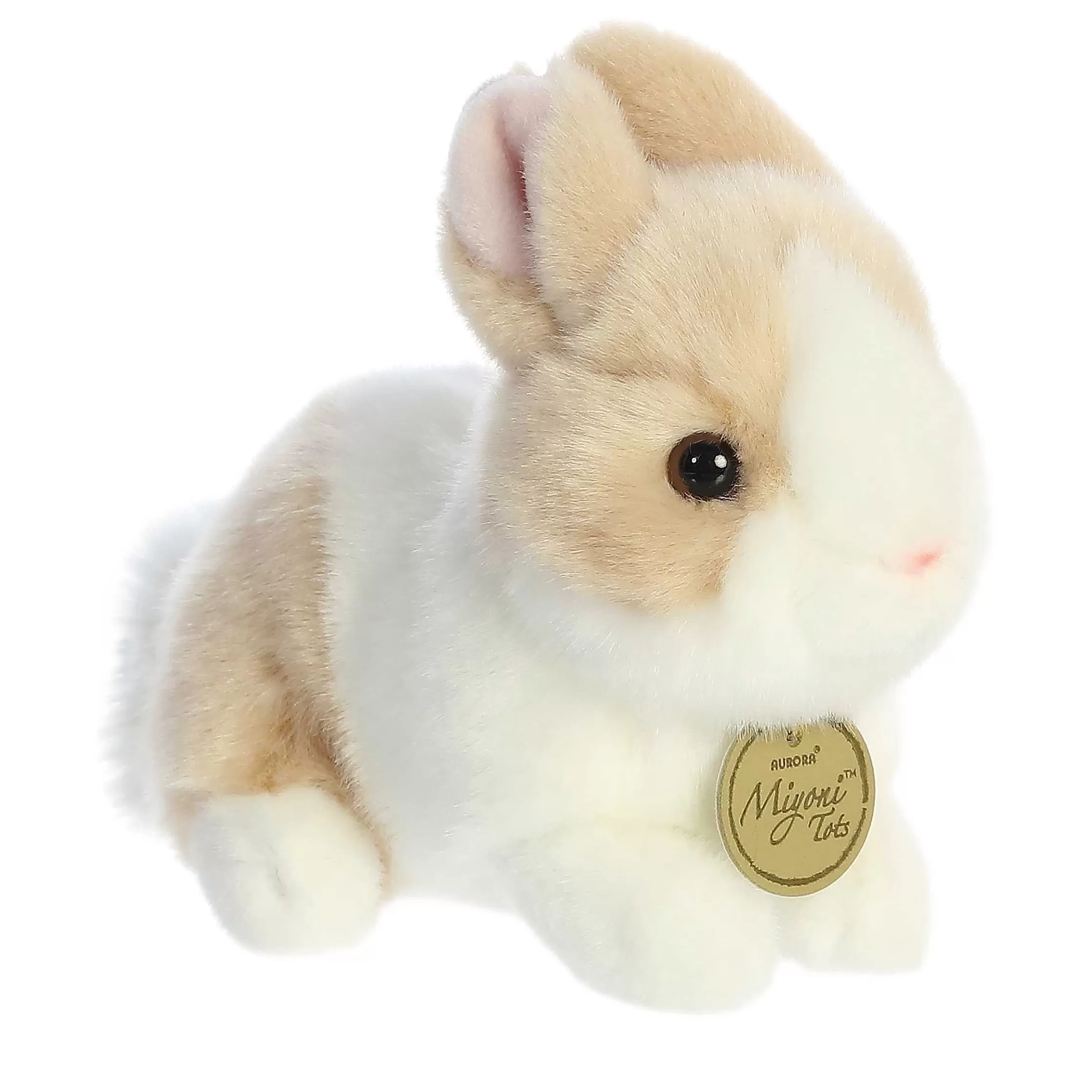 Aurora® - Miyoni® Tots - 7.5" Baby Bunny - Ginger And White