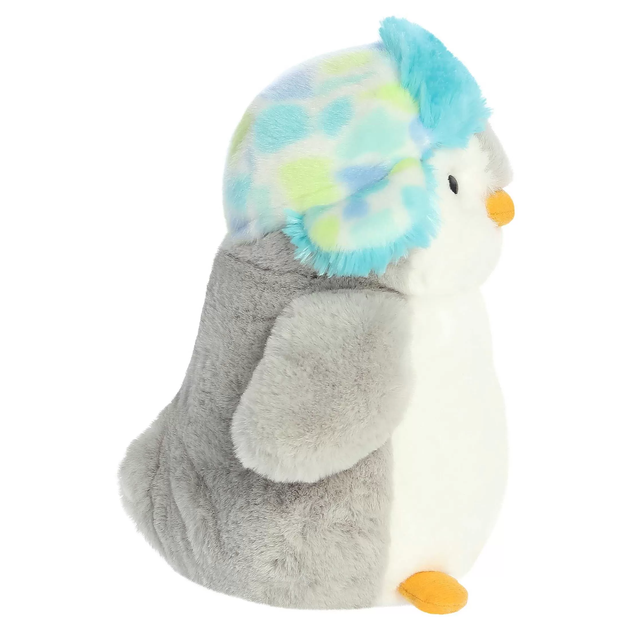 Aurora® - Pompom Penguin - 10" Blue Mosaic