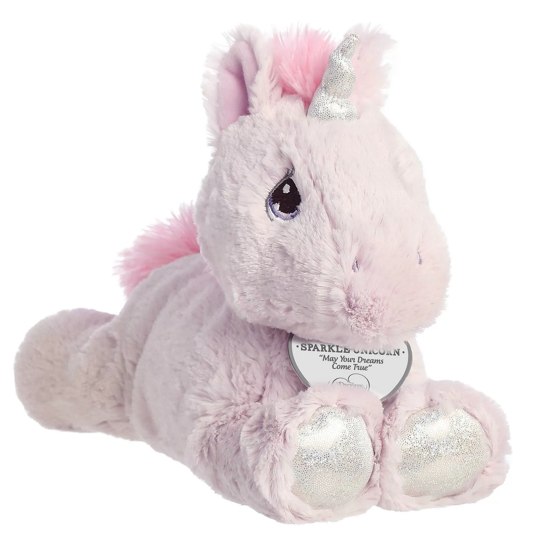 Licensed Aurora® - Precious Moments - 8.5" Sparkle Unicorn Lilac