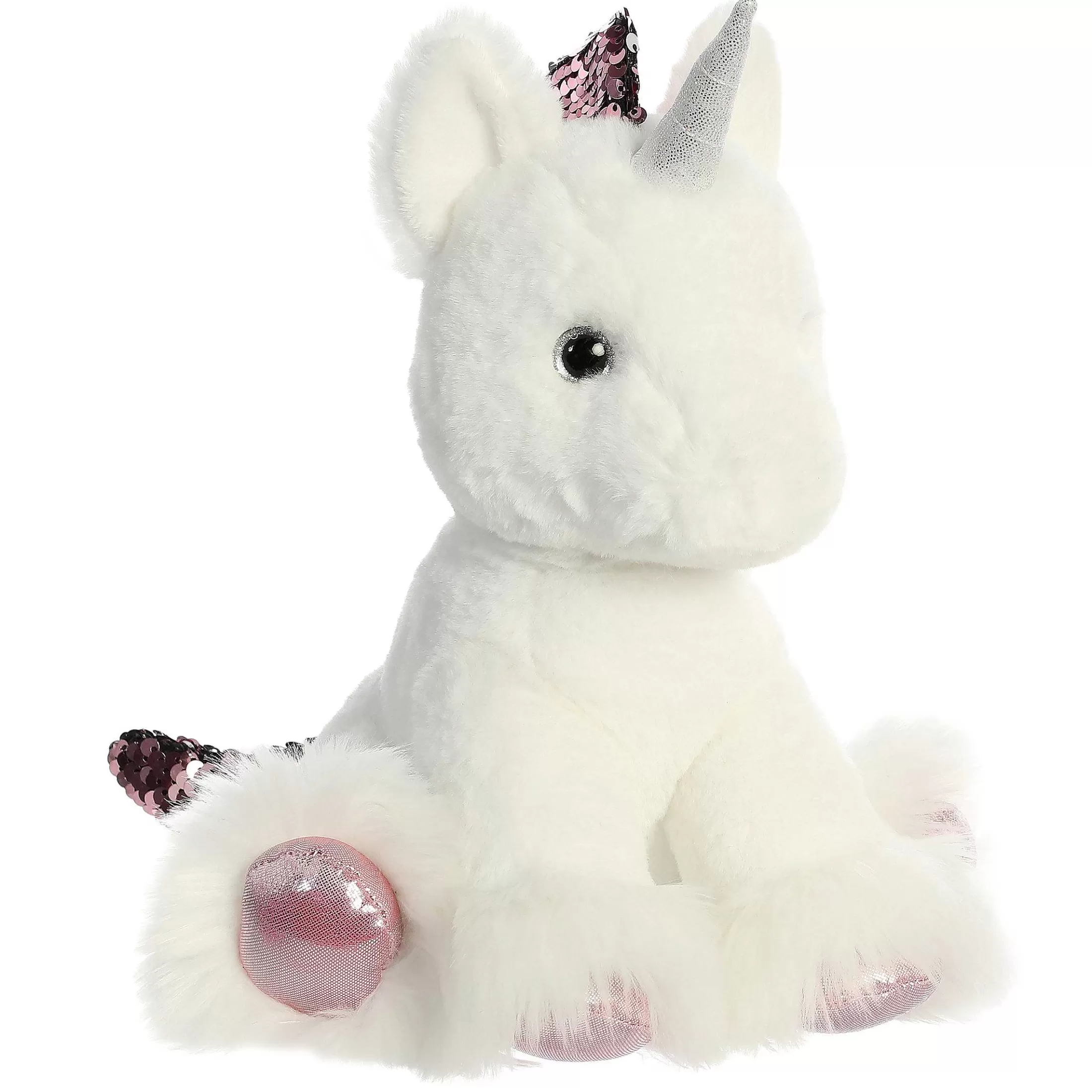 Aurora® - Shimmers - 9" Clouds Unicorn - White