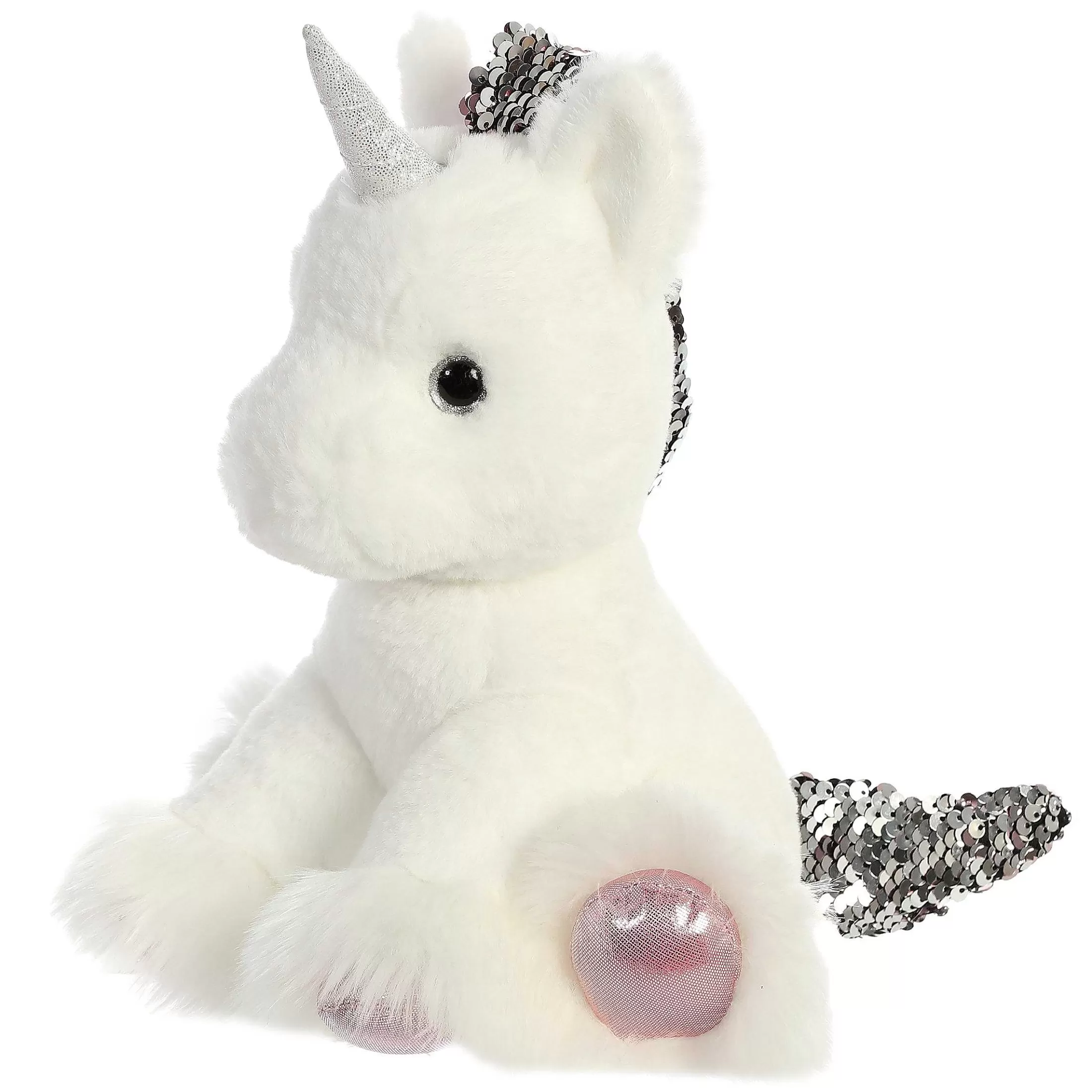 Aurora® - Shimmers - 9" Clouds Unicorn - White