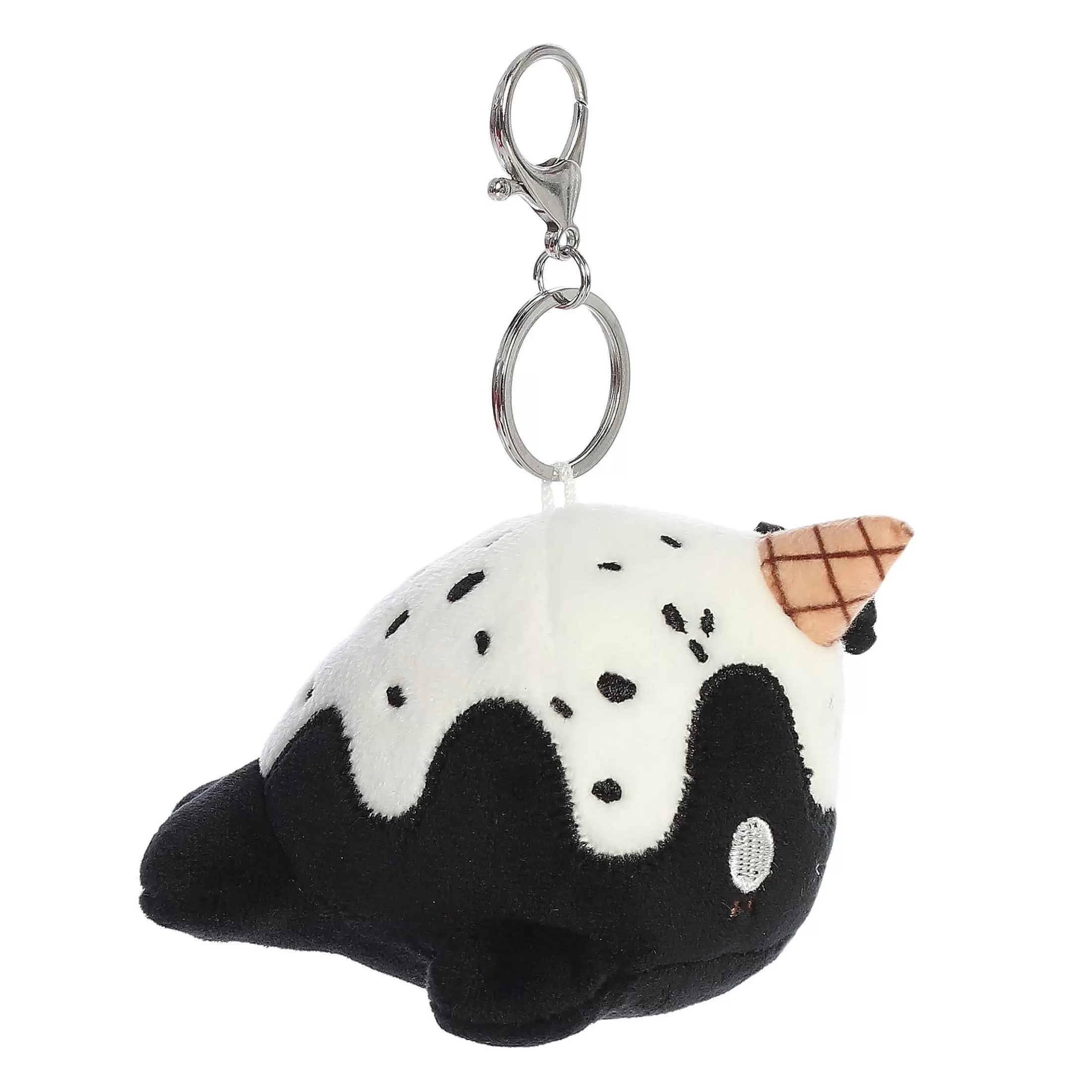 Licensed Aurora® - Tasty Peach® - 4" Cookies & Cream Nomwhal Keychain