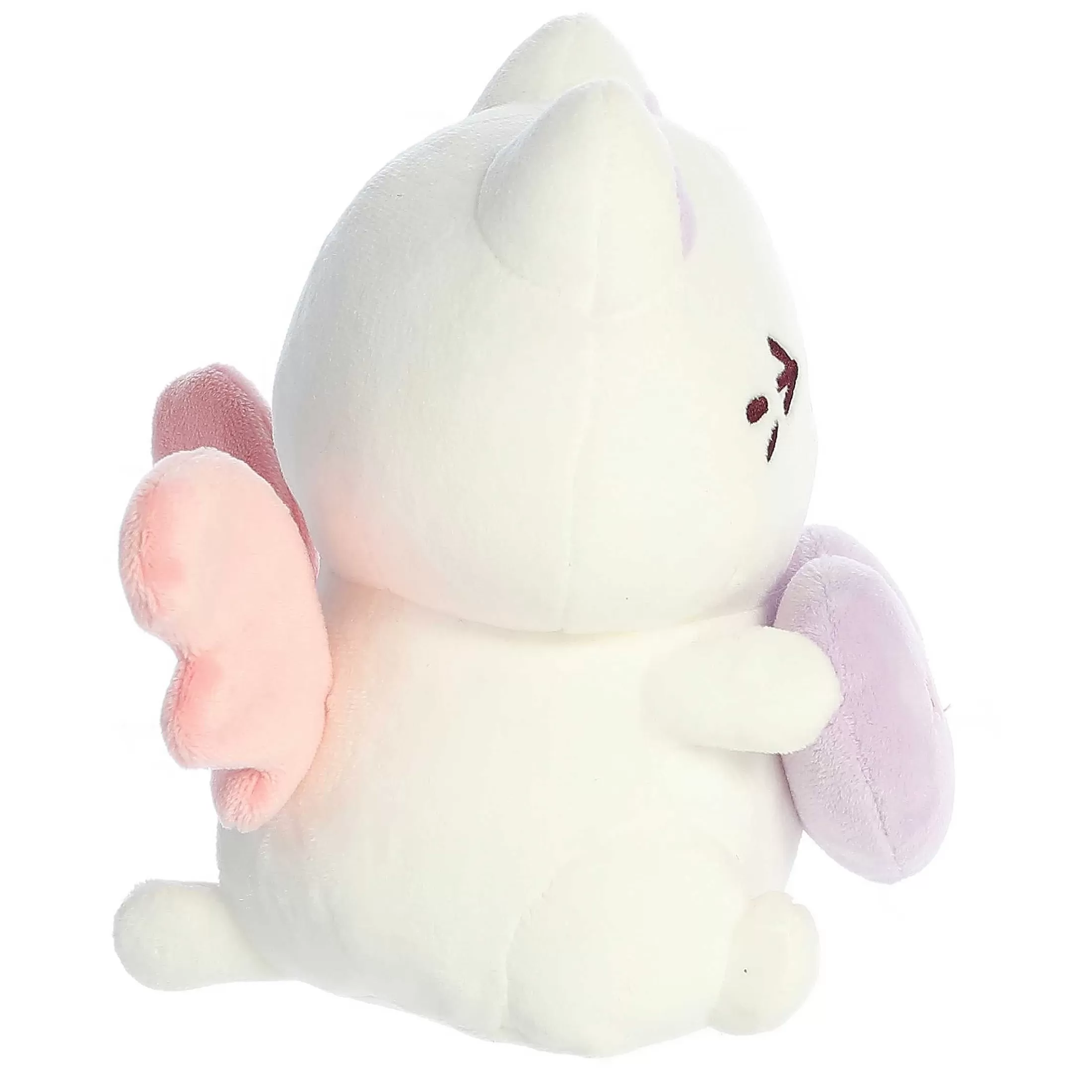 Licensed Aurora® - Tasty Peach® - 7" Candy Heart Sitting Meowchi - White