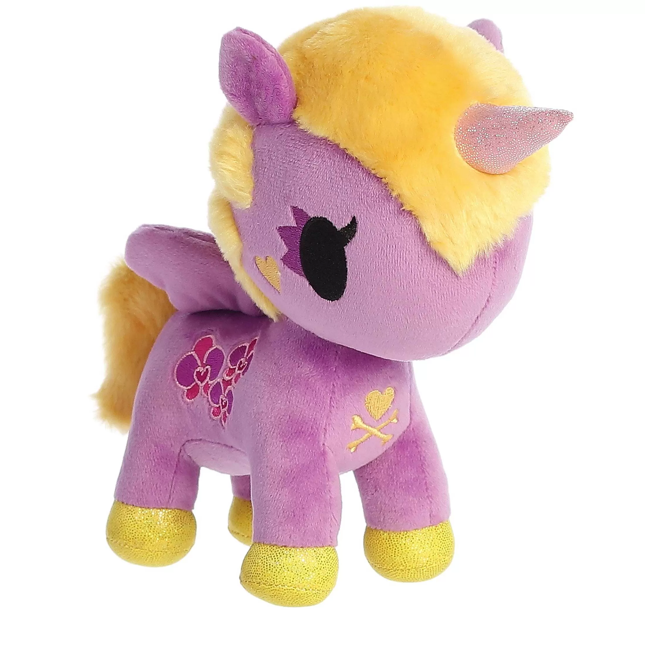 Licensed Aurora® - ©Tokidoki - Flower Power - 7.5" Orchid Unicorno