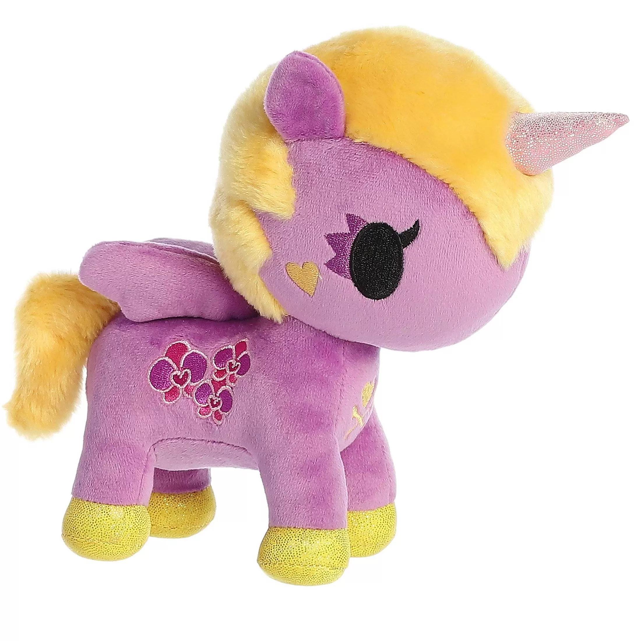 Licensed Aurora® - ©Tokidoki - Flower Power - 7.5" Orchid Unicorno